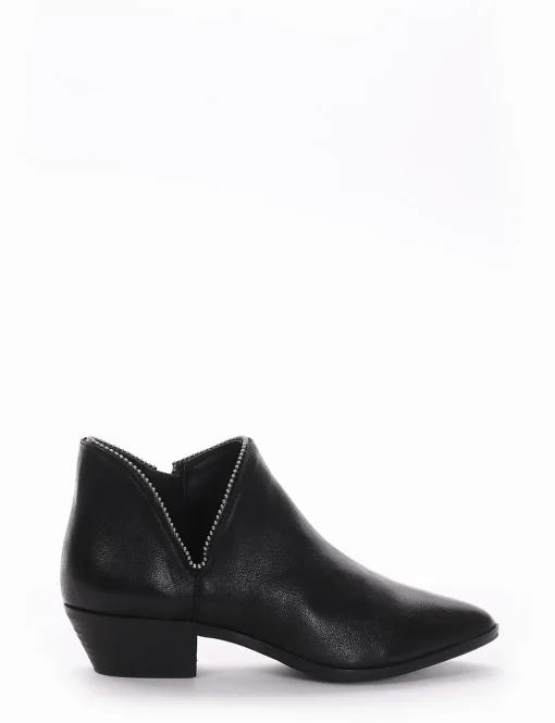 Stivaletto tacco 3cm nero