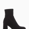 stivaletto tacco 7cm nero
