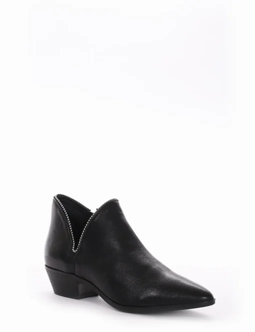 Stivaletto tacco 3cm nero