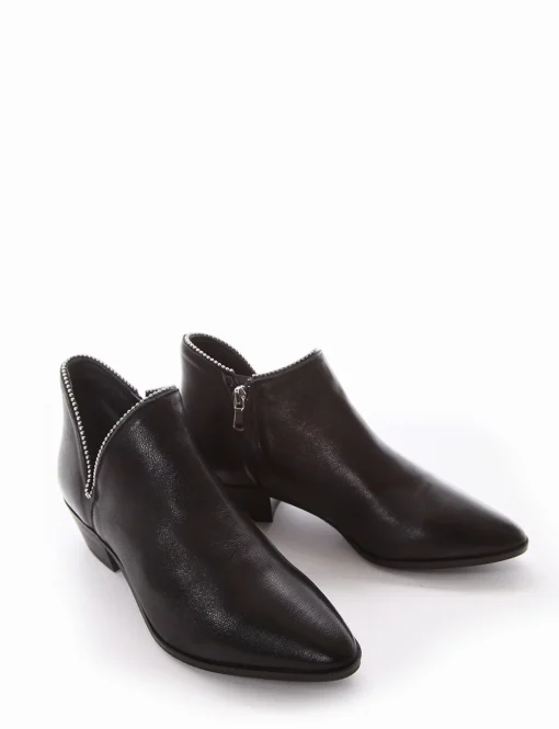 Stivaletto tacco 3cm nero