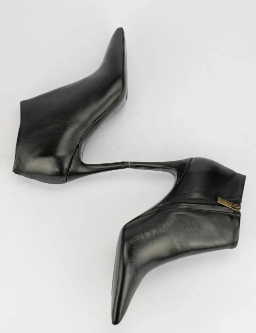 Stivaletto tacco 8cm nero