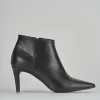 Stivaletto tacco 7cm nero pelle