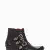 stivaletto texano tacco 3 cm nero