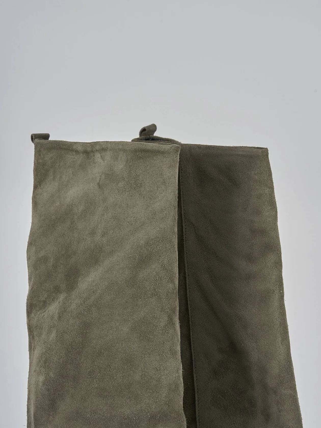 Stivali tacco 3cm camoscio grigio