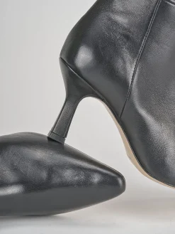 Stivali tacco 7cm pelle nero