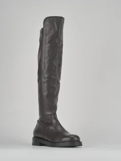 Stivali tacco 2cm pelle testa