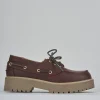Stringate tacco 3cm pelle bordo'