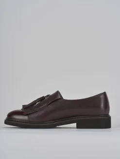 Stringate tacco 2cm pelle bordo'