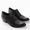 Texano tacco 4cm nero